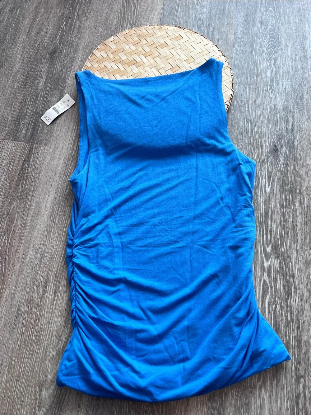 J. Crew form‎ knit tank in blue NWT